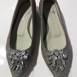 Bruno Magli crystal flats